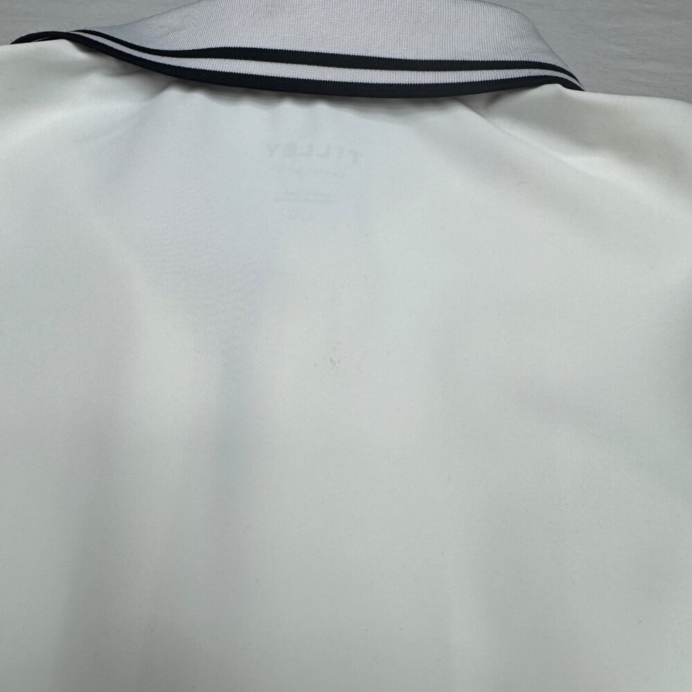 NWT Tilley Sleeveless Polo Dress Golf/Tennis Womens Large White Small Snag/Stain - Picture 6 of 13